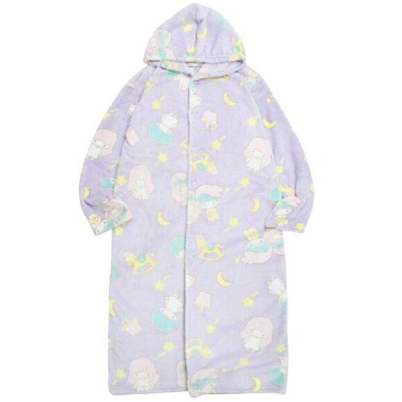 Sanrio Little Twin Stars Dream Plush Blanket Hoodie - Picture 1 of 3